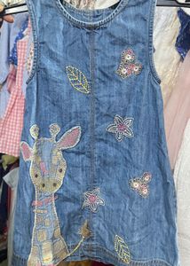Denim Giraffe Dress