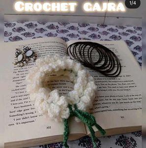 Crochet Gajra Hair Accessory Handmade