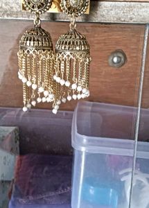 2 combo Long Earrings