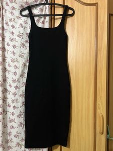 Black Bodycon Dress-S