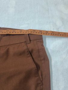 Brown Casual Pants
