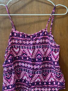 Patterned Tank Top