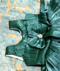 Green Party Dress
