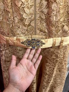 Beautiful Gown With Belt