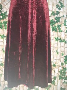 Burgundy😍Velvet Gown