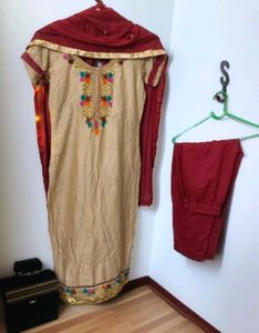 Kurta Plazzo Dupatta Set (3 Pc )