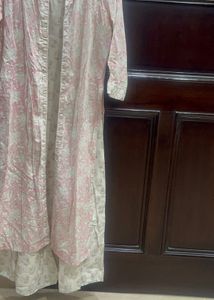 Pink Printed Kurta Set