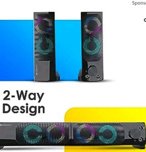 ZEBRONICS Zeb Wonderbar 10 USB Powered 2.0 Computer Speaker with RGB Lights