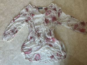 Floral Print Tunic Top