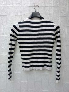 New with tag MNG Striped V-Neck Cardigan