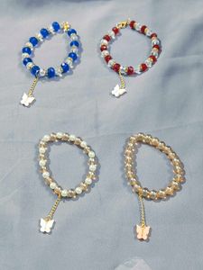 Combo Of Crystal Beads Bracelets