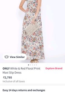 Fresh Brand New One Piece Dress , Price 800 Only