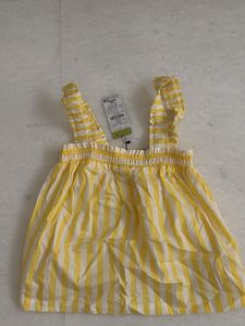 Striped Yellow Tank Top