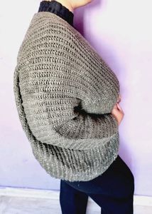 Sequin Baggy Shrug For Winter