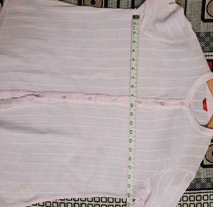 W Button-Down Top with Roll-Tab...