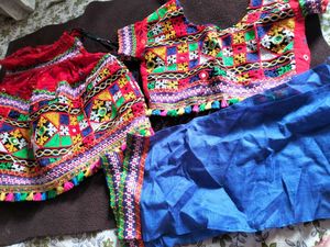 Ethnic Lehenga Choli Set 6 month upper baby