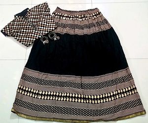 Traditional Ethnic Set (Top & Skirt)