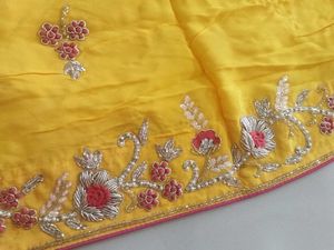Elegant Yellow Saree