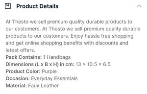 Thesto Mini Handbag