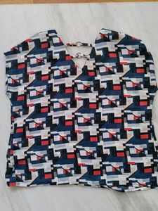 Pantaloons - Sheer V Neck Tops- Size L