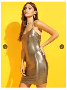 Tokyo Talkies Gold Dress - New with Tags!