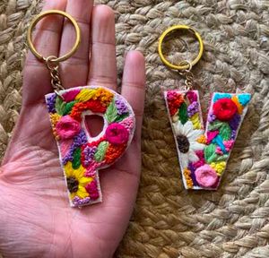Handmade Embroidery Keychain
