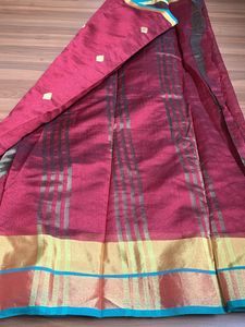 A Beautiful Maroon Colour New Saree.