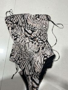 Zara Animal Print Bodysuit