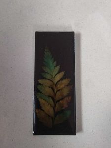 Resin Heart &amp; Leaf paperweights