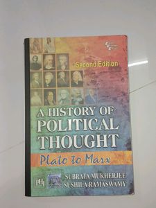 HISTORY OF POLITICAL THOUGHT: PLATO TO MARX