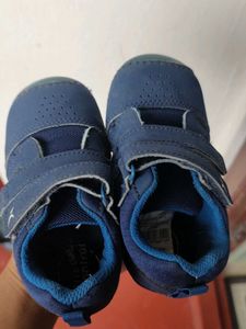 Cute Blue Baby Shoes