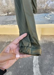 Olive Green Running/Parachute Jacket/Gym Wear