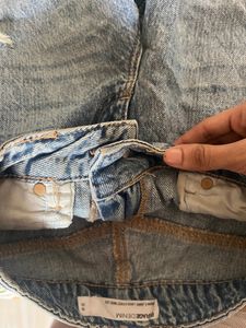 garage wide legs jeans