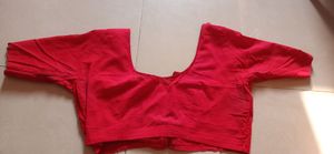 red color blouse for women