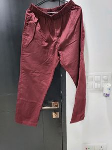 HK Maroon 2 Piece Kurta Pant Set