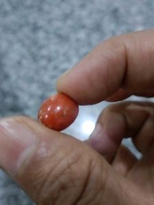 Vintage Orange Stone Cabochon