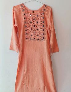 Orange Kurti