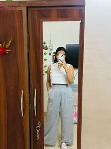 Wide Leg Korean Trousers