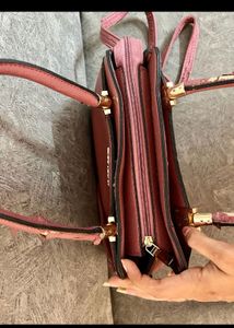 Combo Of 2-Pink Color Purses