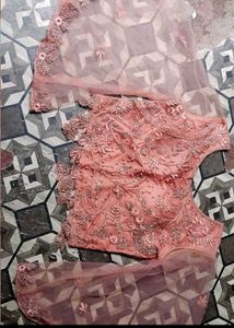 Stylish Ruffle Lehenga And Blouse