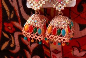 Colorful Jhumka Earrings
