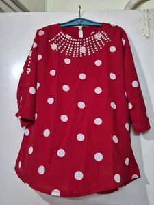 PolkaDot Top For Women