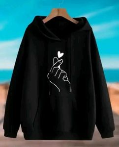 SHIVA New Hand Print Black  Hoodie..
