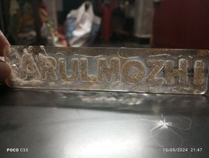 Resin Keychain Name