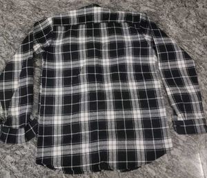 US Imported Rare Textured Plaid Flannel Shirt