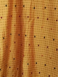 Embroidered Mustard Top