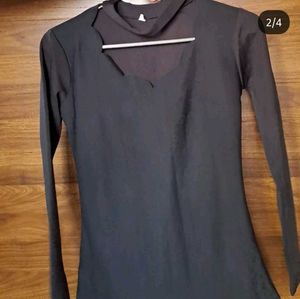 Black Long Sleeve Top