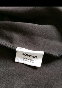 Savana Chic Black Mini Dress