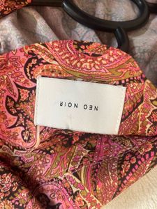 Paisley Print Tie Top