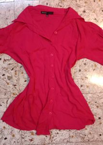 Pink Button-Down Shirt